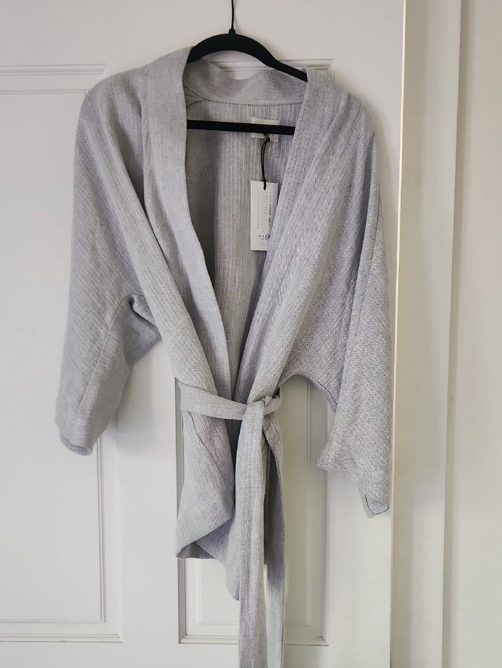 NWT Offon Clothing Linen Kimono Jacket S/M